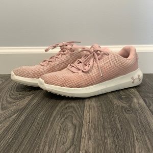 Under Armour pink tennis shoes size 7
